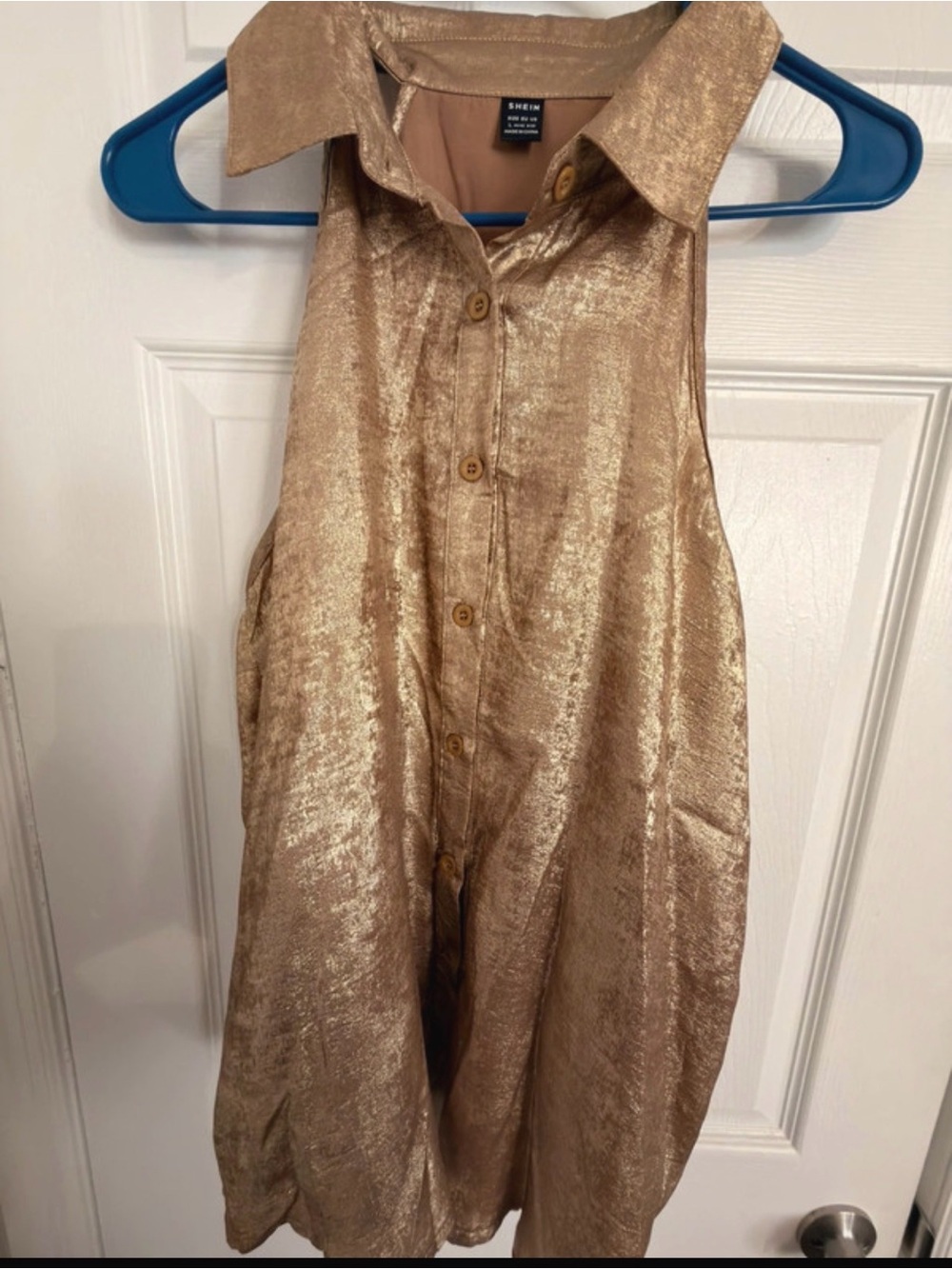 Elegant Gold Blouse